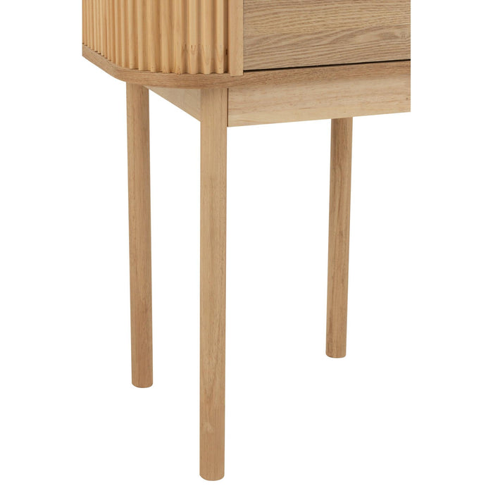Bijzettafel Naturel Grenenhout 40x53 cm-Bijzettafels-J-Line