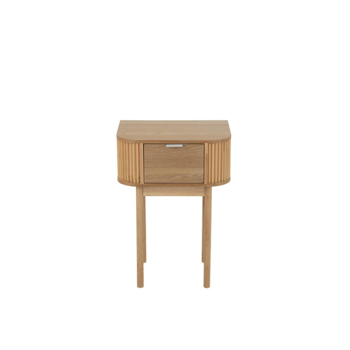 Bijzettafel Naturel Grenenhout 40x53 cm-Opbergkasten-J-Line