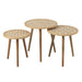 Bijzettafel Naturel Grenenhout 53 cm 53x53x56 cm-Bijzettafels-J-Line