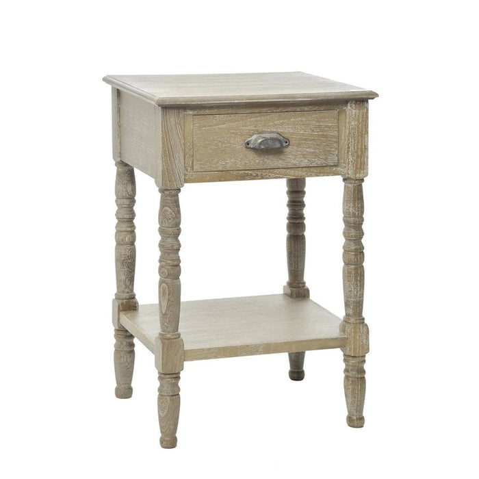 Bijzettafel Naturel Ijzer 40 cm-Bijzettafels-J-Line