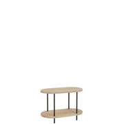 Bijzettafel Naturel Mangohout hout 40x75 cm-Bijzettafels-J-Line