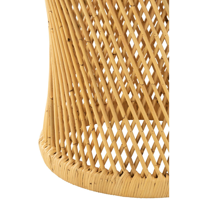 Bijzettafel Naturel Mangohout hout 50 cm-Bijzettafels-J-Line