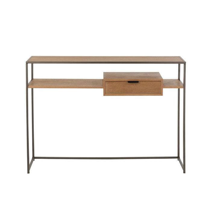 Bijzettafel Naturel Mdf 30x120 cm-Bijzettafels-J-Line