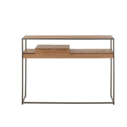 Bijzettafel Naturel Mdf 30x120 cm-Bijzettafels-J-Line