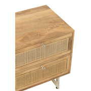 Bijzettafel Naturel Mdf 40 cm Naturel 40x50x55 cm-Opbergkasten-J-Line
