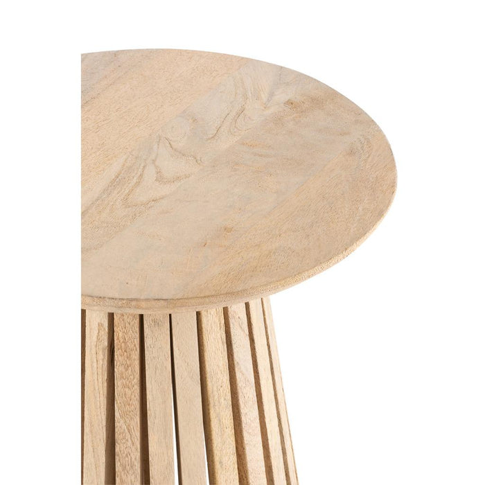 Bijzettafel Naturel Mdf 40 cm - Naturel-Bijzettafels-J-Line