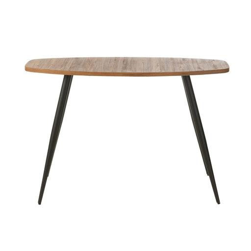 Bijzettafel Naturel Mdf Ovaal 40x120 cm-Bijzettafels-J-Line