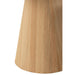 Bijzettafel Naturel Mdf Rond 45 cm-Bijzettafels-J-Line