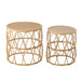 Bijzettafel Naturel Multiplex 52 cm 51.5x51.5x50.5 cm-Bijzettafels-J-Line