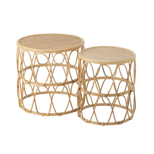 Bijzettafel Naturel Multiplex 52 cm 51.5x51.5x50.5 cm-Bijzettafels-J-Line