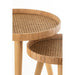 Bijzettafel Naturel Multiplex Rond 51 cm 51x51x54.5 cm-Bijzettafels-J-Line
