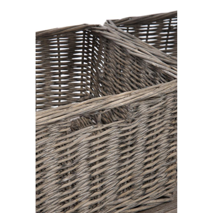 Bijzettafel Naturel Paulownia hout 40x120 cm-Opbergdozen en manden-J-Line