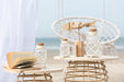 Bijzettafel Naturel Polyethylene Rond 50 cm 50x50x50 cm-Bijzettafels-J-Line