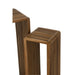 Bijzettafel Naturel Recycled hout 34 cm 34x34x88 cm-Bijzettafels-J-Line