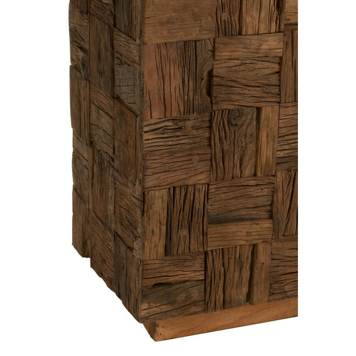 Bijzettafel Naturel Recycled hout 40x150 cm-Bijzettafels-J-Line