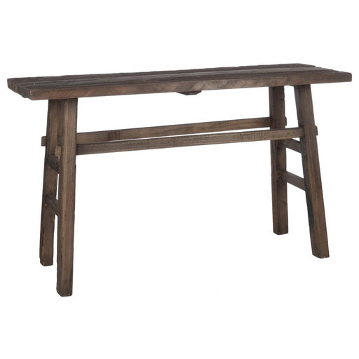 Bijzettafel Naturel Recycled hout 50x140 cm-Bijzettafels-J-Line