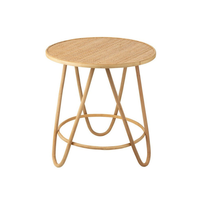Bijzettafel Naturel Rotan S 60 cm 60x60x64 cm-Bijzettafels-J-Line