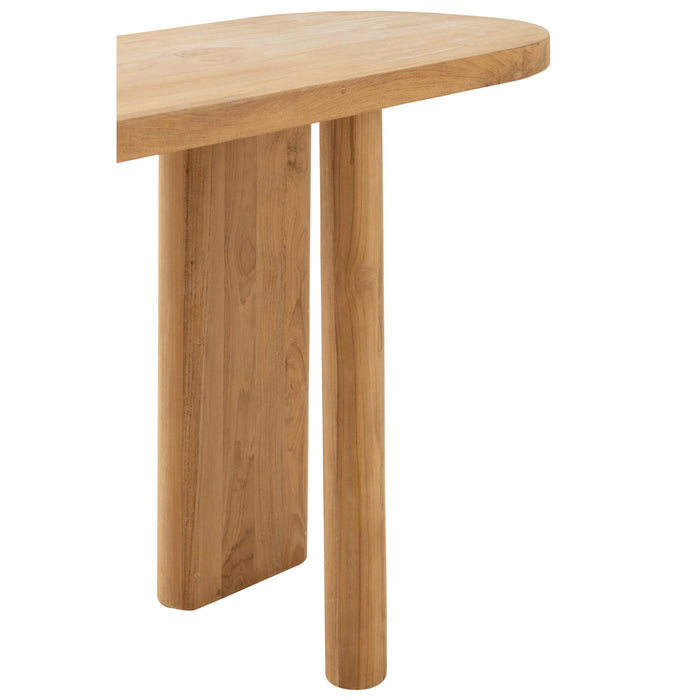 Bijzettafel Naturel Teakhout 50x150 cm-Bijzettafels-J-Line