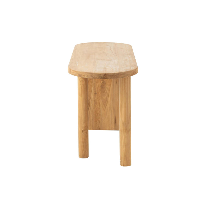 Bijzettafel Naturel Teakhout 50x150 cm-Bijzettafels-J-Line