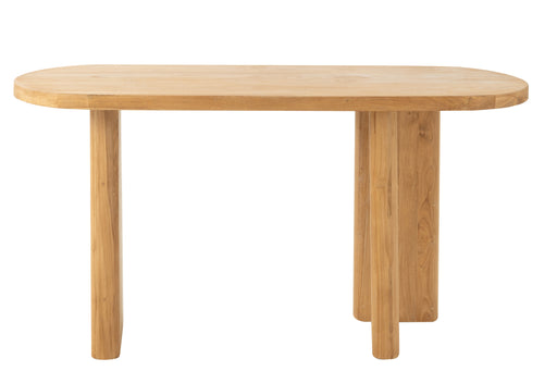 Bijzettafel Naturel Teakhout 50x150 cm-Bijzettafels-J-Line