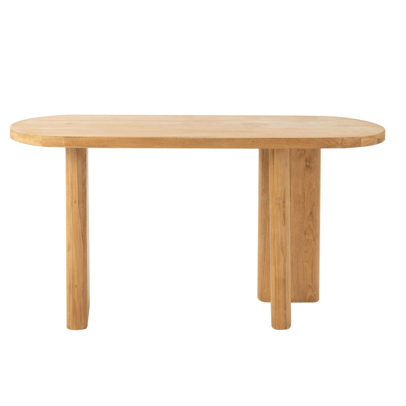 Bijzettafel Naturel Teakhout 50x150 cm-Bijzettafels-J-Line