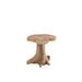 Bijzettafel Naturel Teakhout S 38 cm-Bijzettafels-J-Line