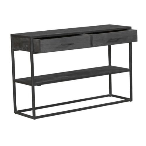 Bijzettafel New York 2 lades 120x35x76 cm-Bijzettafels-Starfurn