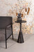 Bijzettafel Noah Antique Aluminum Zwart Ø35x65 cm-Bijzettafels-Creating Home