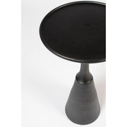 Bijzettafel Noah Antique Aluminum Zwart Ø35x65 cm-Bijzettafels-Creating Home