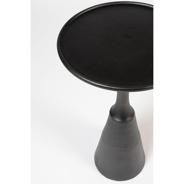 Bijzettafel Noah Antique Aluminum Zwart Ø35x65 cm-Bijzettafels-Creating Home