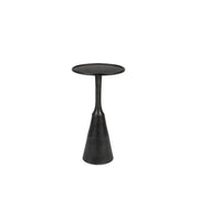 Bijzettafel Noah Antique Aluminum Zwart Ø35x65 cm-Bijzettafels-Creating Home