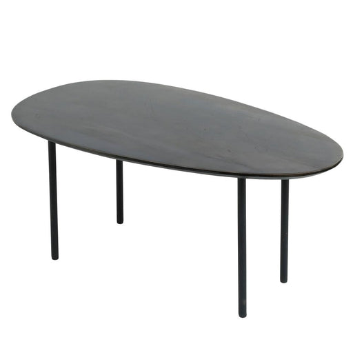 Bijzettafel Oxil Zwart 50x90 cm-Bijzettafels-PTMD