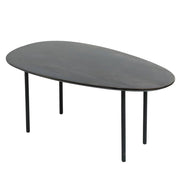 Bijzettafel Oxil Zwart 50x90 cm-Bijzettafels-PTMD