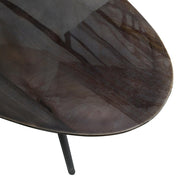 Bijzettafel Oxil Zwart 50x90 cm-Bijzettafels-PTMD
