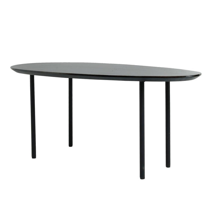 Bijzettafel Oxil Zwart 50x90 cm-Bijzettafels-PTMD