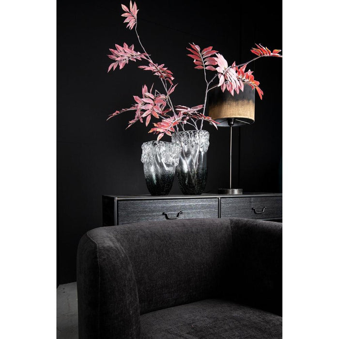 Bijzettafel Ray Zwart 28x121 cm-PTMD
