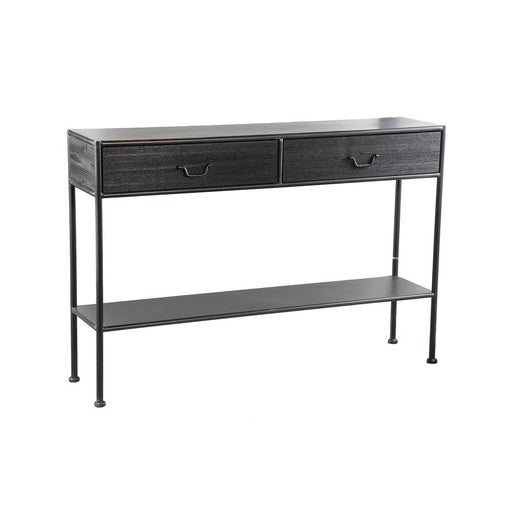 Bijzettafel Ray Zwart 28x121 cm-Bijzettafels-PTMD
