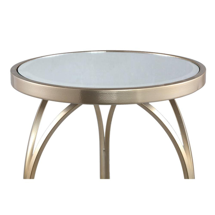 Bijzettafel Rikka Geel 40 cm-Bijzettafels-PTMD