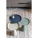 Bijzettafel Ringar Large Metaal Blauw Ø39.5x45.5 cm-Bijzettafels-Creating Home