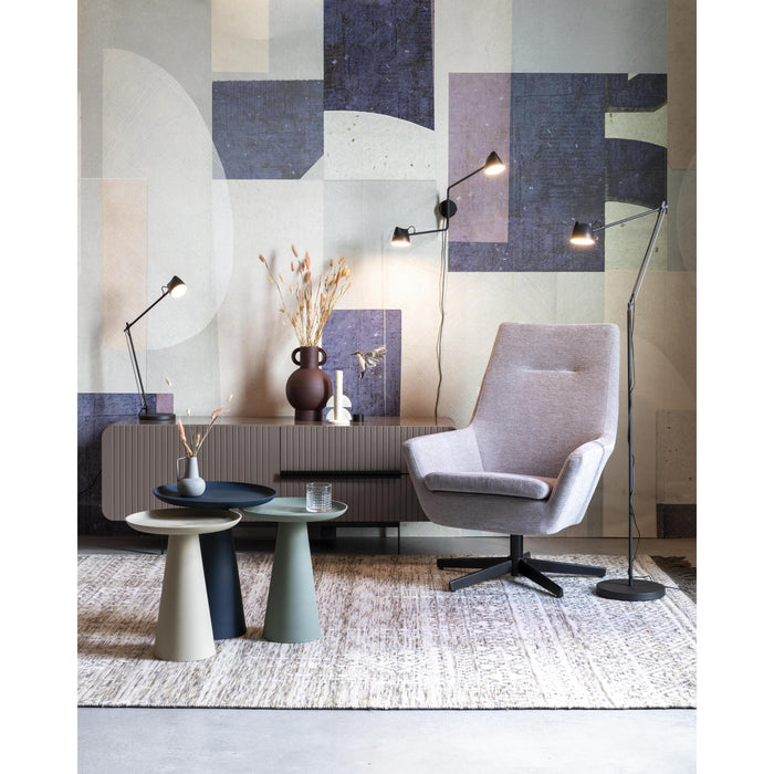 Bijzettafel Ringar Large Metaal Blauw Ø39.5x45.5 cm-Bijzettafels-Creating Home
