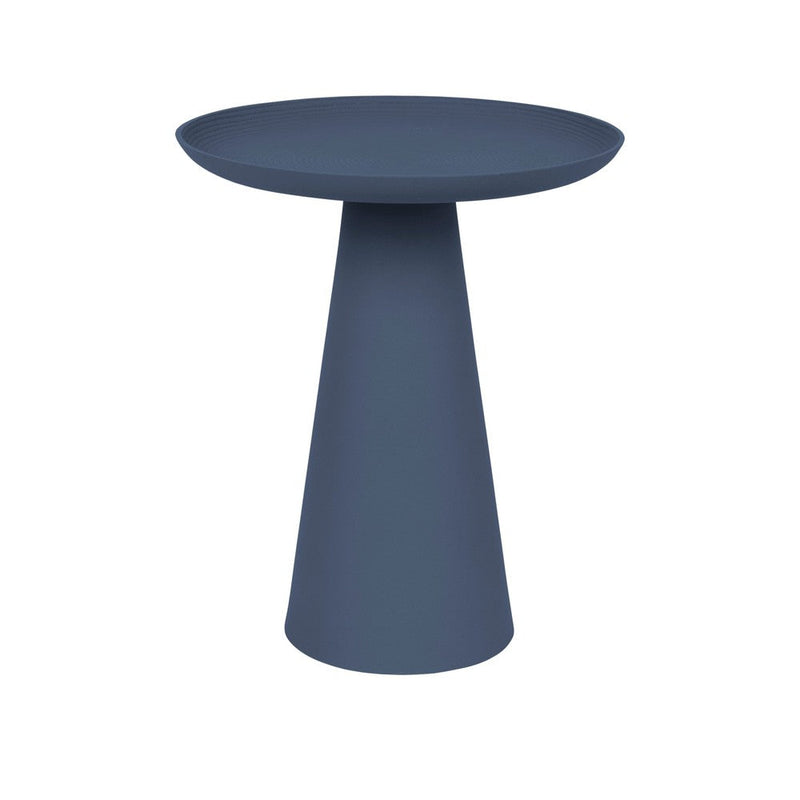 Bijzettafel Ringar Medium Metaal Blauw Ø34.5x41.5 cm-Bijzettafels-Creating Home