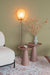 Bijzettafel Ringar Medium Rose Metaal Roze Ø34.5x41.5 cm-Bijzettafels-Creating Home