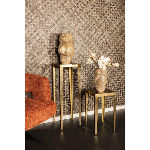 Bijzettafel Rivva Geel 32 cm-Bijzettafels-PTMD