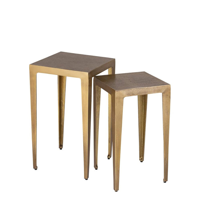 Bijzettafel Rivva Geel 32 cm-Bijzettafels-PTMD
