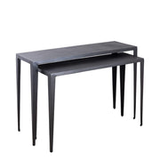 Bijzettafel Rivva Zwart 39x121 cm-Bijzettafels-PTMD