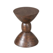 Bijzettafel Ron Bruin Mangohout 30 cm 30x30x40 cm-Bijzettafels-Starfurn