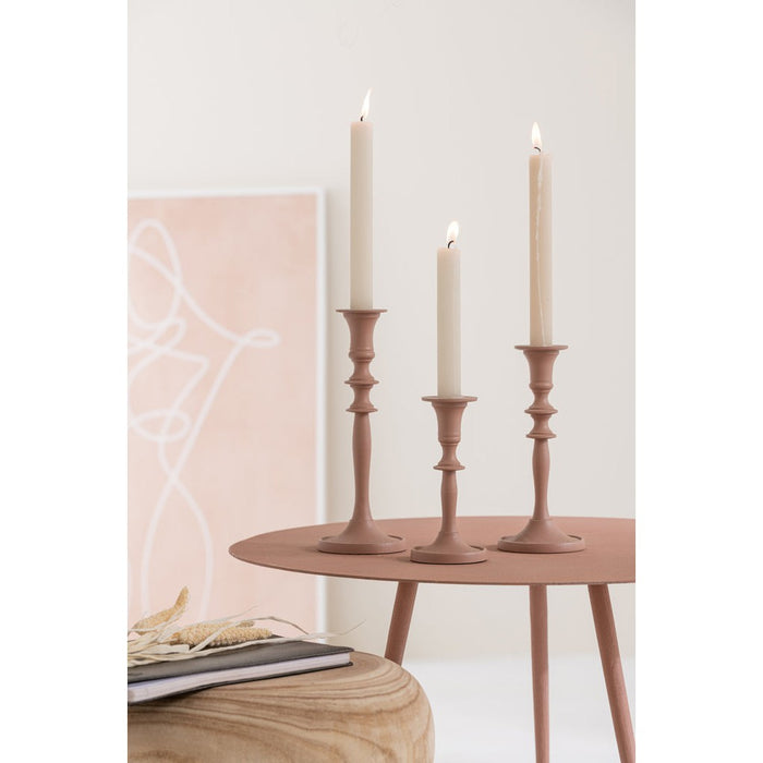 Bijzettafel Roze ijzer 56 cm 56x56x44.5 cm-Bijzettafels-J-Line