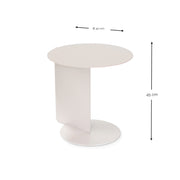 Bijzettafel SALSA Staal Silky Taupe 40x40x40cm Spinder Design-Bijzettafels-Spinder