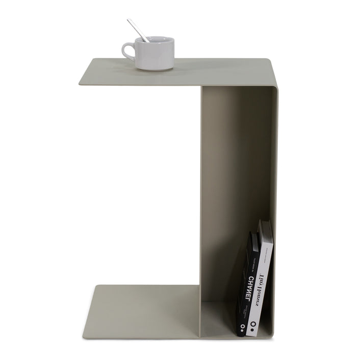 Bijzettafel SLIDE Low Banktafel Staal Sand 30x40x54cm-3-Zitsbanken-Spinder