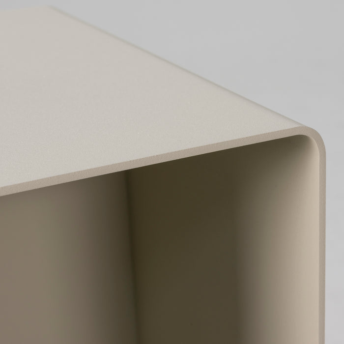 Bijzettafel SLIDE Low Banktafel Staal Sand 30x40x54cm Spinder Design-Bijzettafels-Spinder